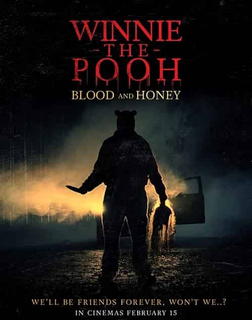 winnie the pooh blood and honey horror movie cover