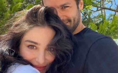 Serkan Çayoğlu and Özge Gürel spread love on Instagram